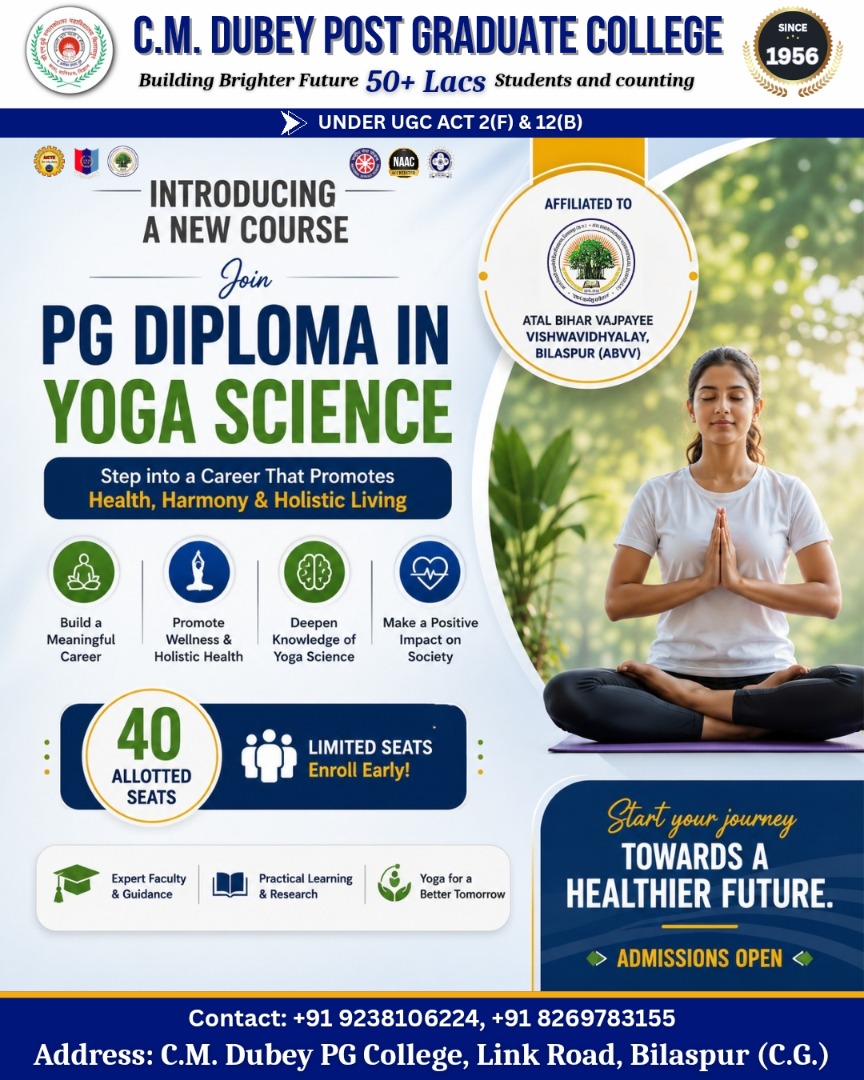 PG Diploma In Yoga Science 